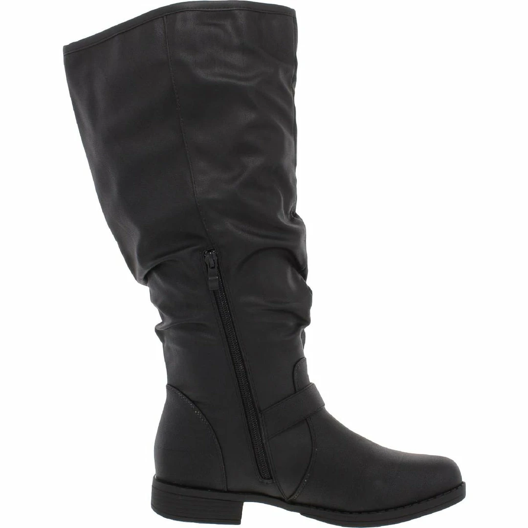 Promo ๐คฉ Journee Collection WCSTORMY ๐ฉ Womens Faux Leather Heeled Knee-High ๐ฅพ Boots ๐ 2 Promo ๐คฉ Journee Collection WCSTORMY ๐ฉ Womens Faux Leather Heeled Knee-High ๐ฅพ Boots ๐ - Image 2