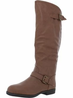 Best deal 🌟 Journee Collection Spokane 👩 Womens Faux Leather Tall Knee-High 🥾 Boots 🤩