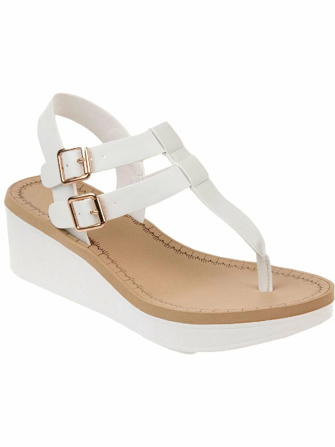 Best Pirce π Journee Collection Bianca π© Womens Faux Leather Strappy Wedges π₯ 5 Best Pirce π Journee Collection Bianca π© Womens Faux Leather Strappy Wedges π₯ - Image 5