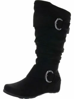 Promo ⭐ Journee Collection Jester 👩 Womens Faux Suede Wide Calf Knee-High 🥾 Boots ✔️