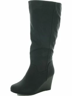 Cheap ✨ Journee Collection 👩 Womens Faux Leather Tall Knee-High 🥾 Boots ✔️