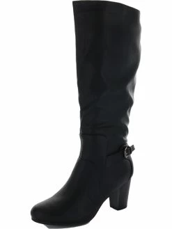 Discount 😉 Journee Collection Carver 👩 Womens Faux Leather Tall Knee-High 🥾 Boots ⌛
