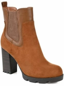 Best reviews of 💯 Journee Collection Islana 👩 Womens Faux Suede Lugged Sole Chelsea 🥾 Boots 🎁