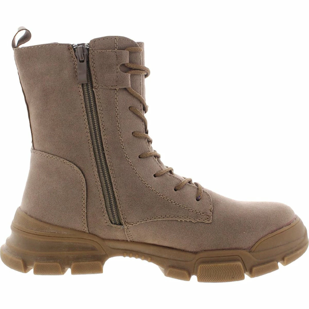 New 🌟 Journee Collection Gretta 👩 Womens Faux Suede Zipper Combat & Lace-up 🥾 Boots 😉 2 New 🌟 Journee Collection Gretta 👩 Womens Faux Suede Zipper Combat & Lace-up 🥾 Boots 😉 - Image 2