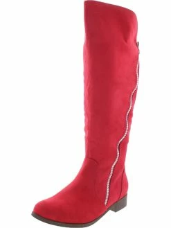 Buy 🌟 Journee Collection Kerin 👩 Womens Faux Suede Wide Calf Knee-High 🥾 Boots 🛒