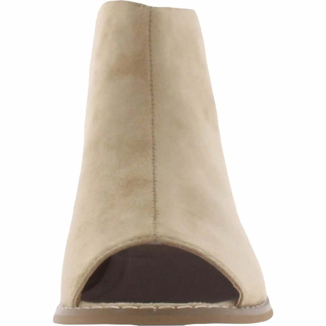 Flash Sale 👍 Journee Collection Reya 👩 Womens Suede Peep Toe Ankle 🥾 Boots 💯 3 Flash Sale 👍 Journee Collection Reya 👩 Womens Suede Peep Toe Ankle 🥾 Boots 💯 - Image 3