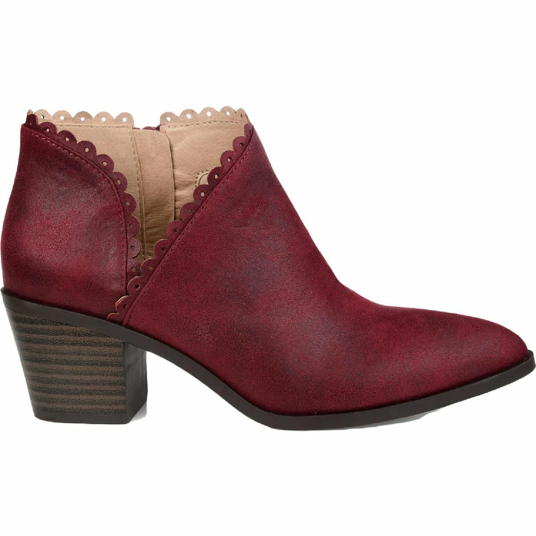 Discount ๐ Journee Collection Tessa ๐ฉ Womens Faux Leather Booties Ankle ๐ฅพ Boots ๐คฉ 2 Discount ๐ Journee Collection Tessa ๐ฉ Womens Faux Leather Booties Ankle ๐ฅพ Boots ๐คฉ - Image 2