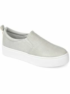 Wholesale 🔥 Journee Collection Patrice 👩 Womens Embossed Faux Leather Casual and Fashion 👟 Sneakers 🤩