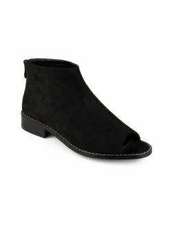 Best deal ✨ Journee Collection Reya 👩 Womens Vegan Suede Open Toe Booties ✨