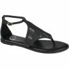 New 🧨 Journee Collection Niobi 👩 Womens Faux Leather Ankle Strap Flat 🩴 Sandals 🧨