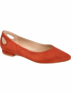 Promo 👏 Journee Collection Devon 👩 Womens Cut-Out Slip On Pointed Toe Flats 👍