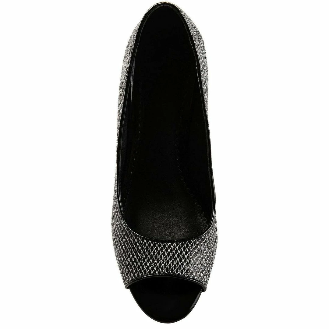 Hot Sale ๐ Journee Collection Selma ๐ฉ Womens Glitter Open Toe Wedge ๐ Heels ๐ 2 Hot Sale ๐ Journee Collection Selma ๐ฉ Womens Glitter Open Toe Wedge ๐ Heels ๐ - Image 2