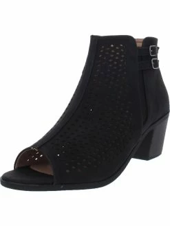 Coupon ๐ Journee Collection Harlem ๐ฉ Womens Faux Leather Peep Toe Booties ๐