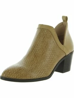 Promo 🤩 Journee Collection 👩 Womens Faux Leather Stacked Ankle 🥾 Boots 🎁