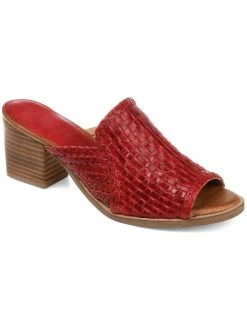 Hot Sale 😀 Journee Collection Keeva 👩 Womens Leather Slip On Mule 🩴 Sandals 🥰