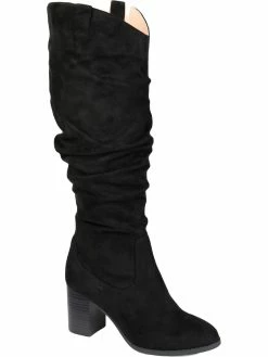 Best Sale 💯 Journee Collection Aneil 👩 Womens Faux Suede Extra Wide Calf Block 👠 Heels ⌛ -Journee Collection Sales 526afd2e0b17417cb4434f7011b04c48 1080x