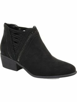 Best deal 💯 Journee Collection Jeni 👩 Womens Faux Suede Block Heel Ankle 🥾 Boots 🔔