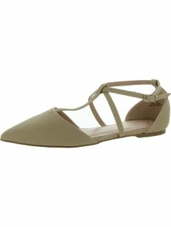 Brand new 😍 Journee Collection Keiko 👩 Womens Polyurethane Strappy Flats 😀