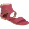 Best reviews of ⭐ Journee Collection ESENCE 👩 Womens Faux Suede Gladiator Flat 🩴 Sandals 🎁
