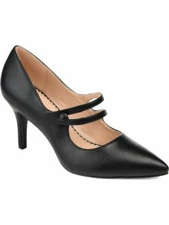 Buy 🔥 Journee Collection Sidney 👩 Womens Faux Leather Pointed Toe 👗 Dress 👠 Heels 😍