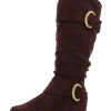 Best Pirce 💯 Journee Collection 👩 Womens Laceless Pull On Knee-High 🥾 Boots 🎁