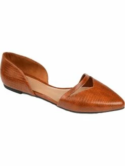 Brand new 😍 Journee Collection Braely 👩 Womens Faux Leather D'Orsay Flats 🛒