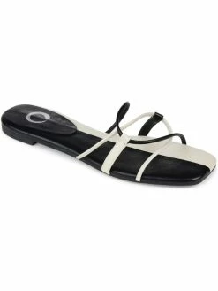 Best reviews of ⌛ Journee Collection Breena 👩 Womens Faux Leather Strappy Slide 🩴 Sandals 😉