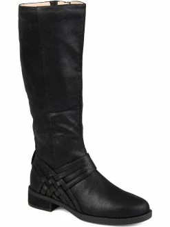 Buy 🎁 Journee Collection Meg 👩 Womens Round Toe Block Heel Knee-High 🥾 Boots 🧨