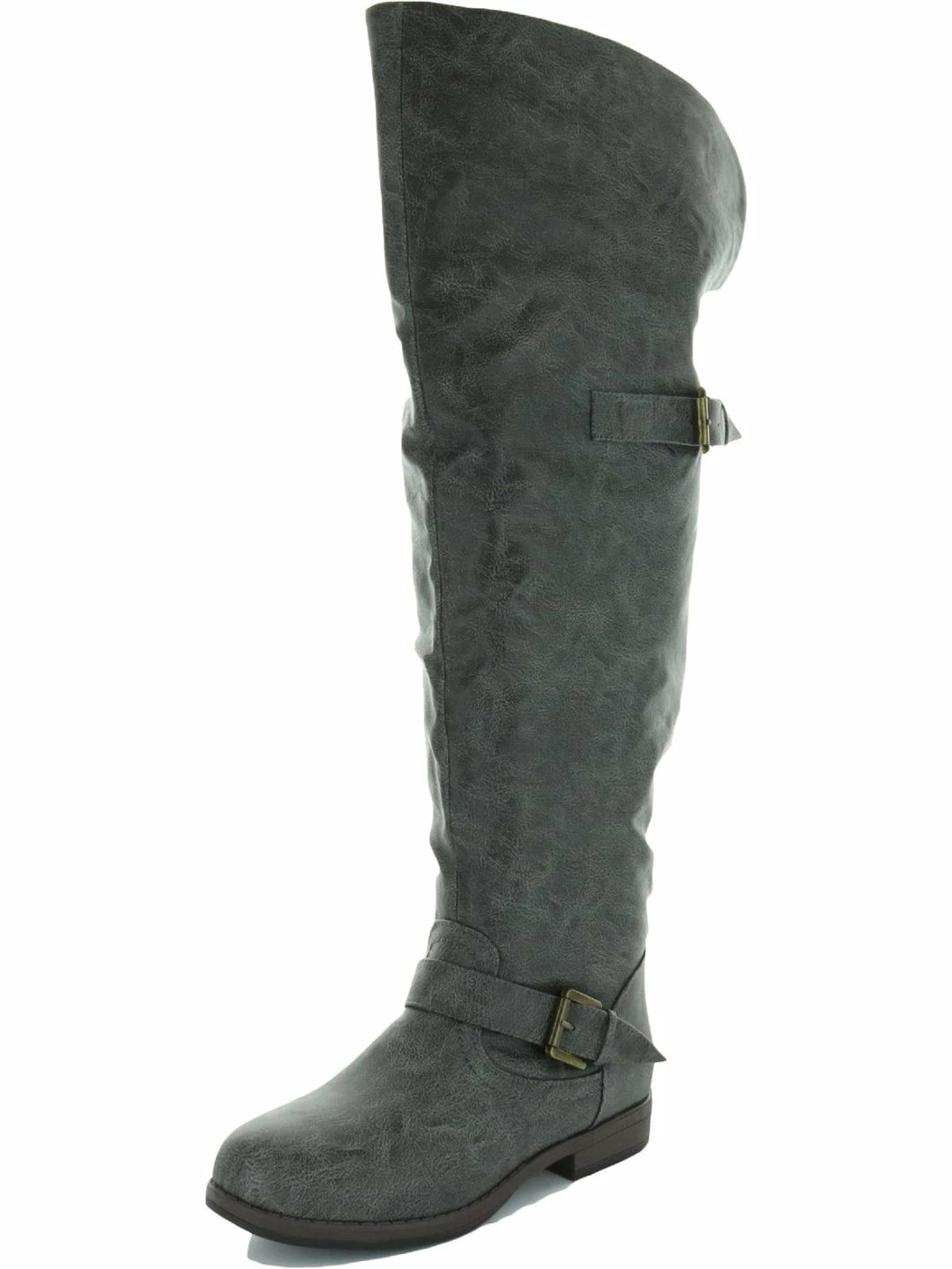 Discount 😀 Journee Collection 👩 Womens Faux Leather Studded Knee-High 🥾 Boots 🔥 1 Discount 😀 Journee Collection 👩 Womens Faux Leather Studded Knee-High 🥾 Boots 🔥