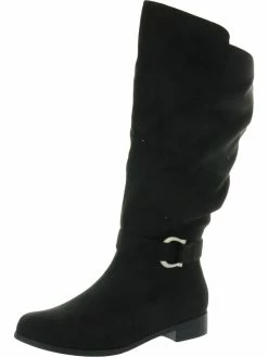 Coupon โ๏ธ Journee Collection Cate ๐ฉ Womens Wide Calf Faux Suede Mid-Calf ๐ฅพ Boots ๐
