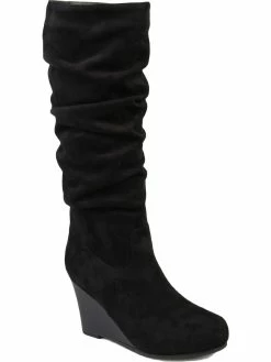 Brand new 🌟 Journee Collection Haze 👩 Womens Faux Suede Tall Mid-Calf 🥾 Boots 😍