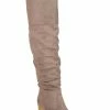 Best deal 🎁 Journee Collection Kaison 👩 Womens Faux Suede Over-The-Knee 🥾 Boots 🎉