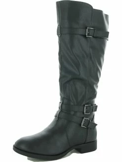 Outlet 🥰 Journee Collection Bite 👩 Womens Faux Leather Almond Toe Knee-High 🥾 Boots ✔️ -Journee Collection Sales 989c59cc4da4404f9b7eff30730488ea 1080x