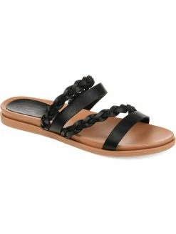 Coupon π Journee Collection Colette π© Womens Faux Leather Slip On Flat π©΄ Sandals π―