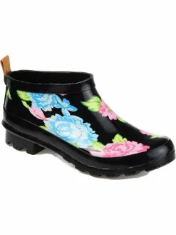 Brand new 👍 Journee Collection Rainer 👩 Womens Rubber Slip-On Rain 🥾 Boots 🥰