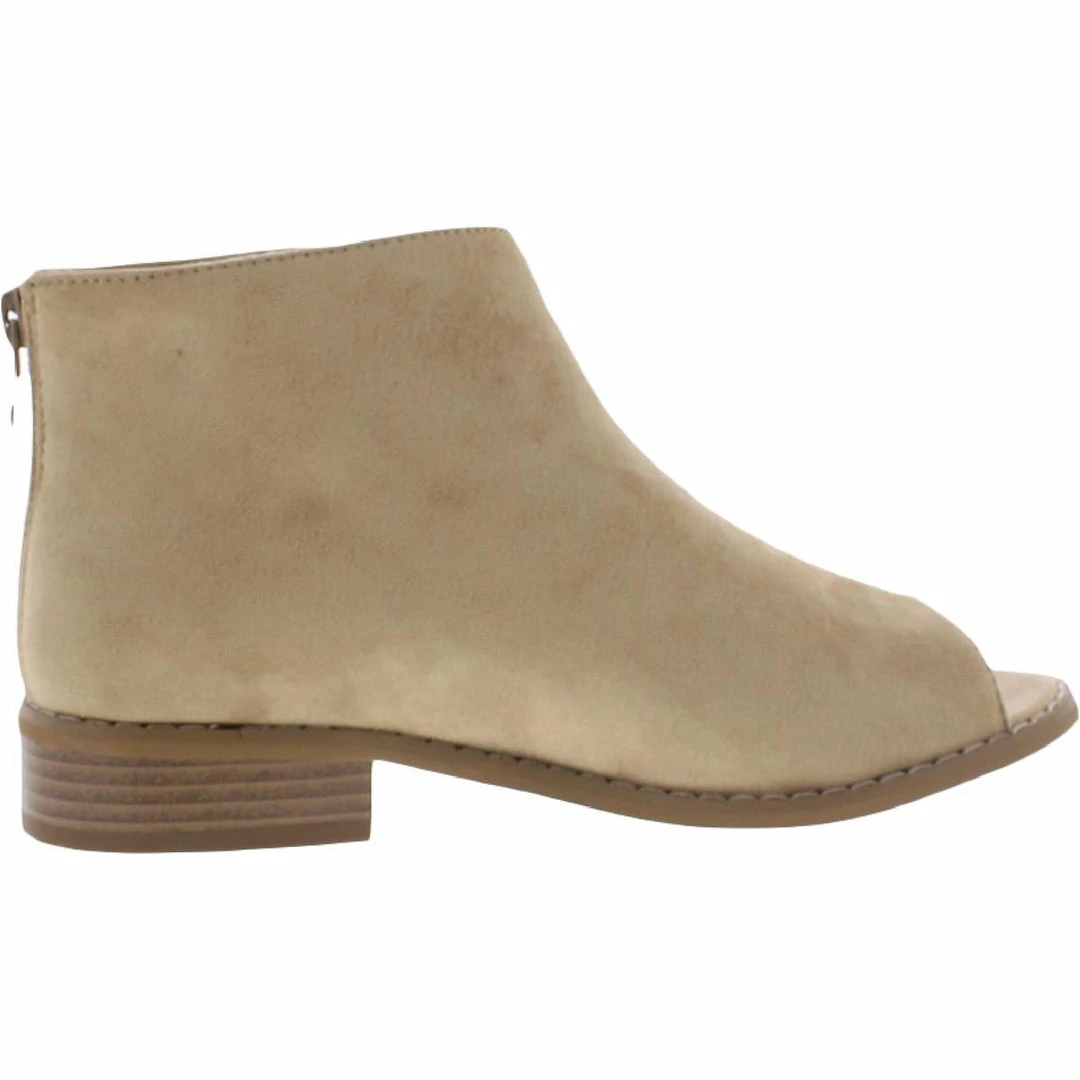 Flash Sale 👍 Journee Collection Reya 👩 Womens Suede Peep Toe Ankle 🥾 Boots 💯 2 Flash Sale 👍 Journee Collection Reya 👩 Womens Suede Peep Toe Ankle 🥾 Boots 💯 - Image 2