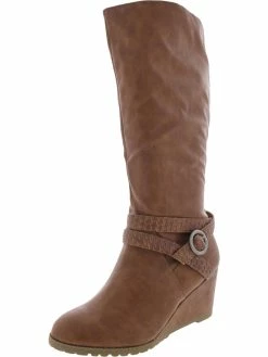 Discount 👏 Journee Collection Garin 👩 Womens Faux Leather Almond Toe Knee-High 🥾 Boots 🎉 -Journee Collection Sales a96be74bcc1a41bfb2a5b9b79ffc6983 1080x