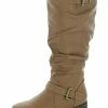 Promo ❤️ Journee Collection Stormy 👩 Womens Faux Leather Wide Calf Knee-High 🥾 Boots 🌟