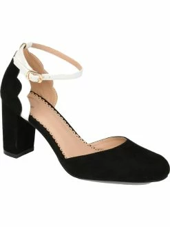 Brand new 😍 Journee Collection Chandra 👩 Womens Faux Suede Ankle Strap D'Orsay 👠 Heels ✨