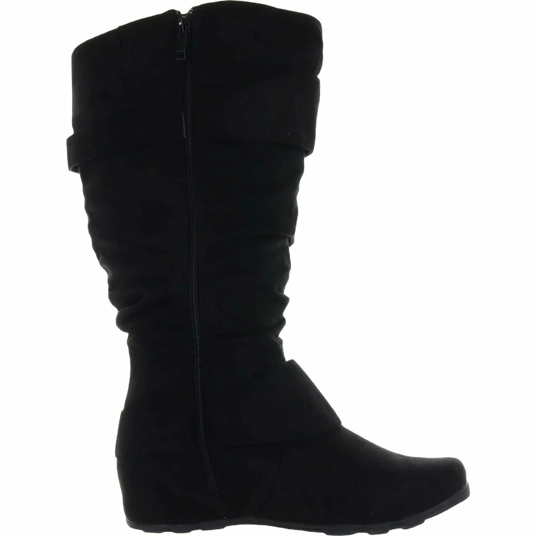 Promo ⭐ Journee Collection Jester 👩 Womens Faux Suede Wide Calf Knee-High 🥾 Boots ✔️ 2 Promo ⭐ Journee Collection Jester 👩 Womens Faux Suede Wide Calf Knee-High 🥾 Boots ✔️ - Image 2