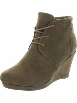 Wholesale π Journee Collection π© Womens Faux Suede Lace Up Wedge π₯Ύ Boots π₯°