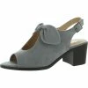 Deals 🌟 Journee Collection KATONE 👩 Womens Faux Suede Peep Toe Slingback 👠 Heels 🤩