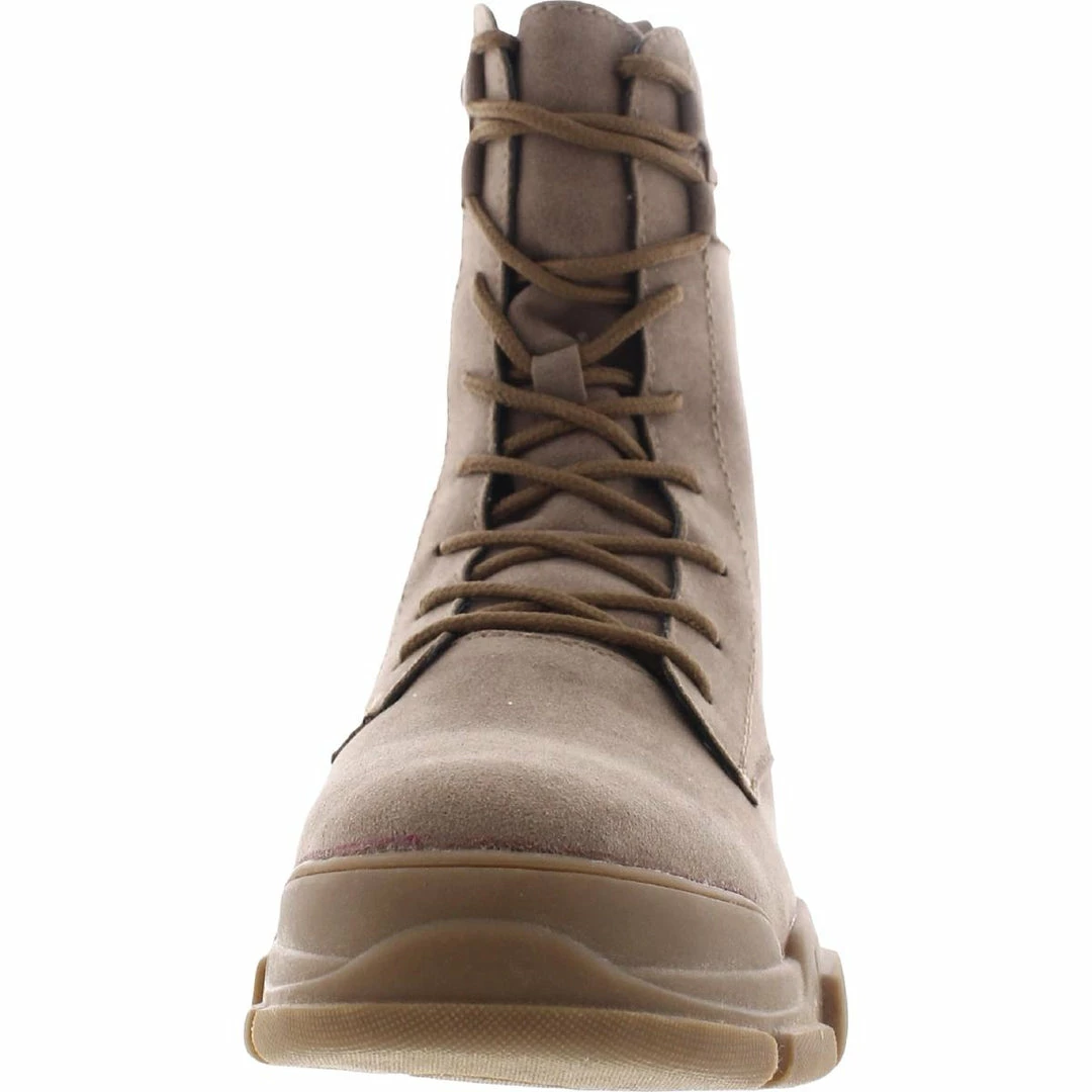 New 🌟 Journee Collection Gretta 👩 Womens Faux Suede Zipper Combat & Lace-up 🥾 Boots 😉 3 New 🌟 Journee Collection Gretta 👩 Womens Faux Suede Zipper Combat & Lace-up 🥾 Boots 😉 - Image 3