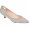 Coupon 🧨 Journee Collection Goldie 👩 Womens Faux Suede Cut-Out Pointed Toe 👠 Heels ✔️