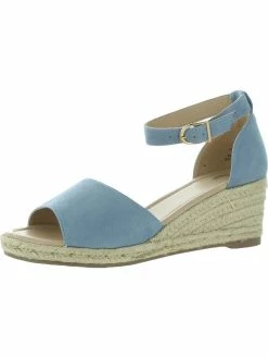 Best deal 😀 Journee Collection Keana 👩 Womens Faux Suede Ankle Strap Espadrilles 🌟