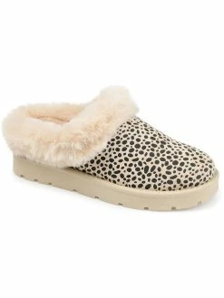 Brand new 🎉 Journee Collection Whisp 👩 Womens Comfy Faux Fur Lined Slide Slippers 🛒