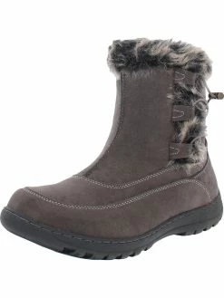 Discount 😀 Journee Collection Wasilla 👩 Womens Faux Leather Zipper Ankle 🥾 Boots 👏