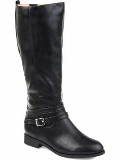 Hot Sale ✔️ Journee Collection Ivie 👩 Womens Riding 🥾 Boots Zipper Knee-High 🥾 Boots 🧨