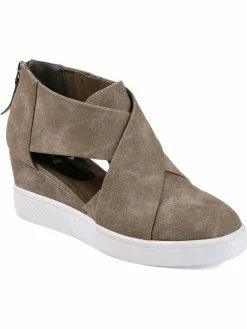 Promo 🥰 Journee Collection Seena 👩 Womens Faux Leather Strappy Wedge 👠 Heels ✔️