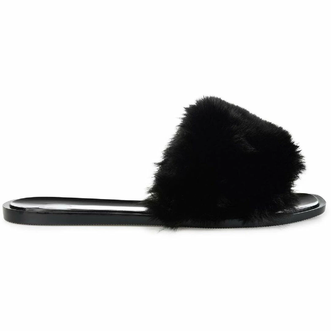 Discount โจ Journee Collection ๐ฉ Womens Faux Fur Slip On Pool Slides ๐ฅ 2 Discount โจ Journee Collection ๐ฉ Womens Faux Fur Slip On Pool Slides ๐ฅ - Image 2